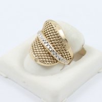 златен пръстен 48130-1, снимка 2 - Пръстени - 38422015