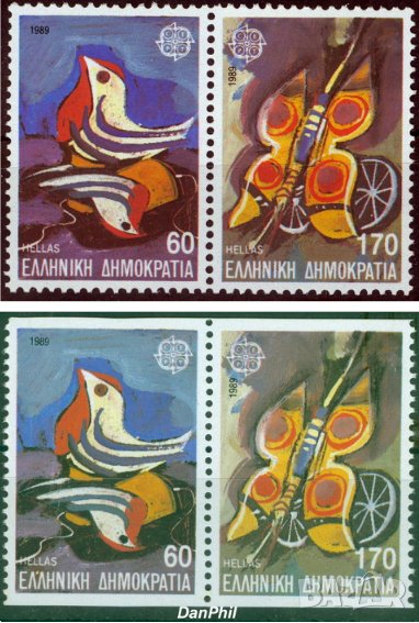 Гърция 1989 Европа CEПT (**) чисти, неклеймовани, снимка 1