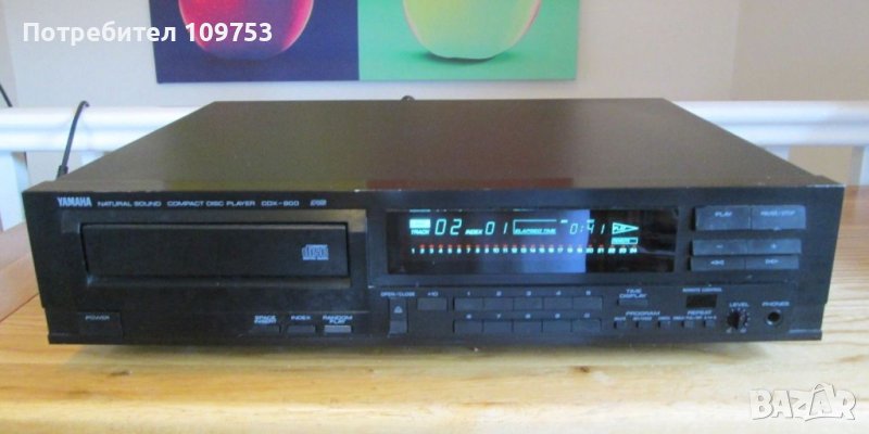YAMAHA CDX-900 CD Player + RC Yamaha RS-CD7, снимка 1