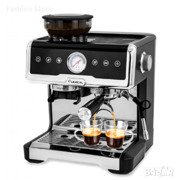 Многофункционална машина за еспресо 2 в 1, Lexical LEM-0670, снимка 1