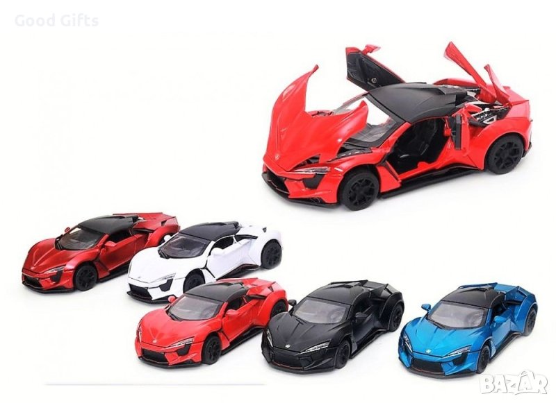 Метална спортна кола, 22см, снимка 1