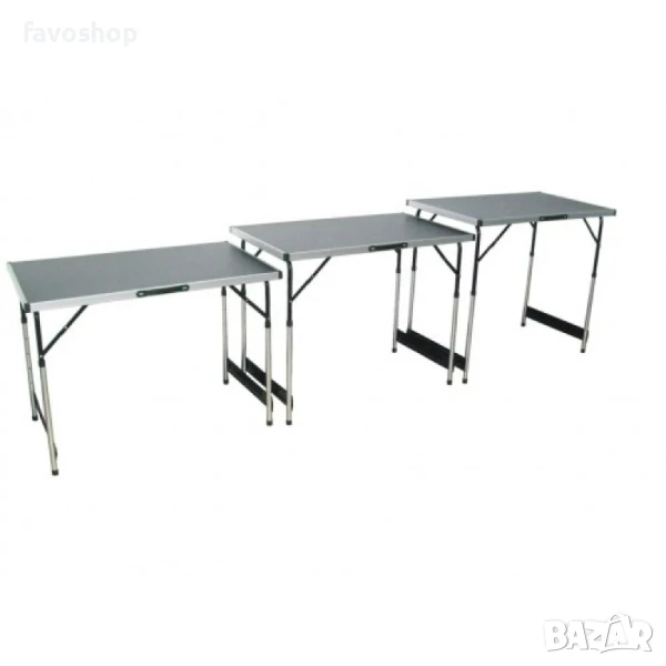 2 БР ПРОМОЦИЯ!!!КОМПЛЕКТ ОТ 2 БРОЯ СГЪВАЕМА МАСА 1 H ALU PRO- с Регулируема височина, снимка 1