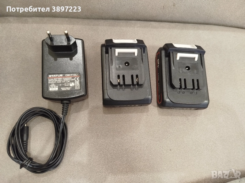STATUS ABCTX12-2Li/1.5Ah. Тип на батерията: Li-ion Напрежение: 12 V , снимка 1