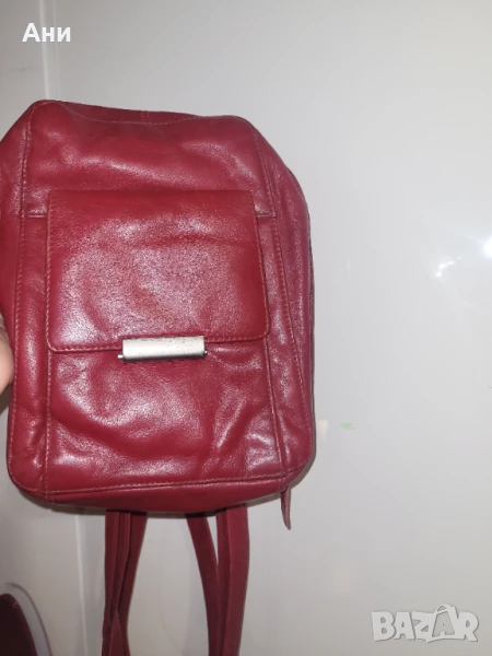 Дамска раница от естествена кожа, снимка 1