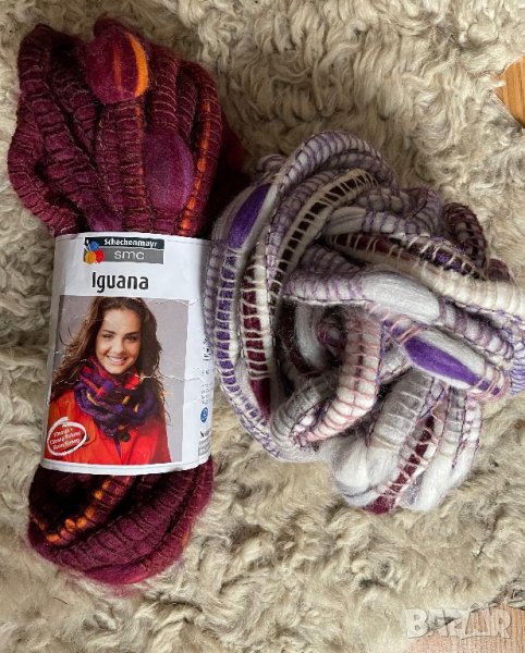 Прежда за плетене на шал с пръсти, снимка 1