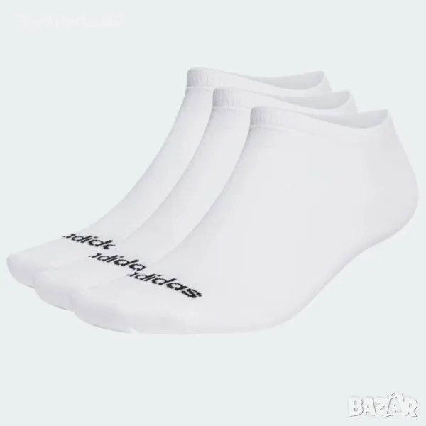 Чорапи Adidas Thin Linear Low-Cut 3P HT3447, снимка 1