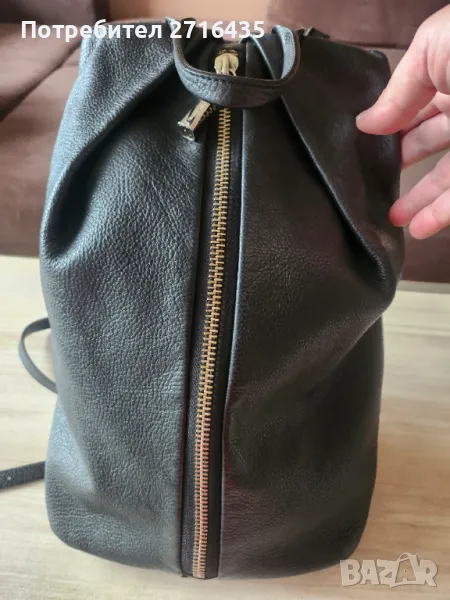 Дамска раница от естествена кожа , снимка 1