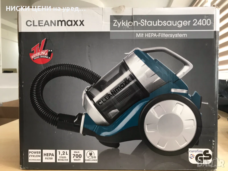 Циклонна прахосмукачка CLEANMAXX, снимка 1