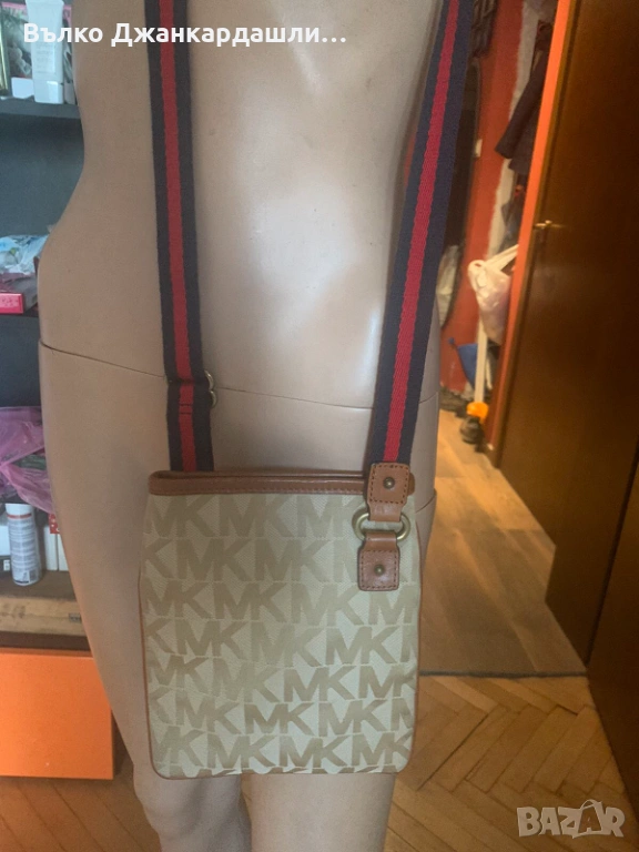 Чанта Michael Kors( текстил и кожа), снимка 1