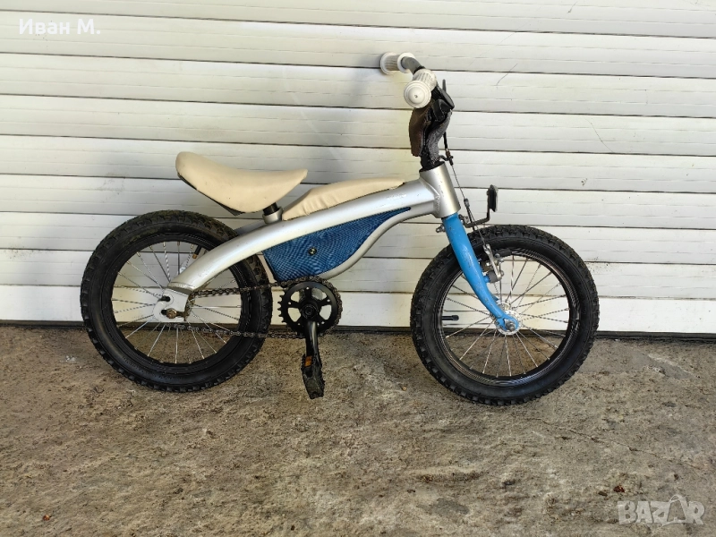 Детски алуминиев велосипед 14 цола BMW, снимка 1