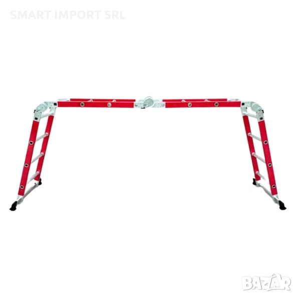 Професионална стъклопластова стълба KMP404F , 4x4 стъпала, снимка 1