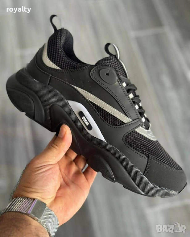 Christian Dior Черни Мъжки Маратонки 40-44 Номер , снимка 1