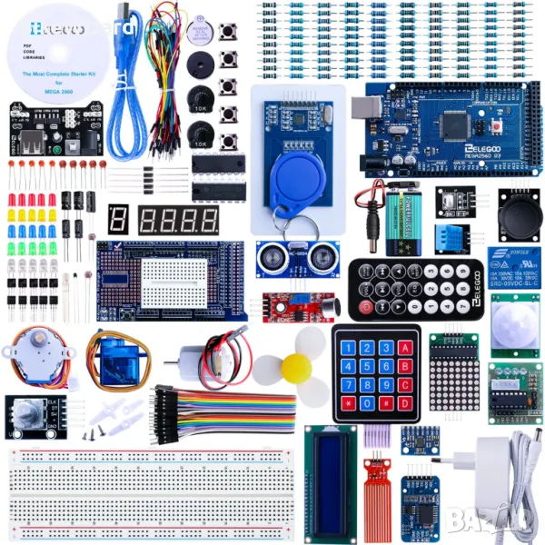 ELEGOO Mega 2560 R3 Starter Kit Комплект за сглобяване НОВО, снимка 1