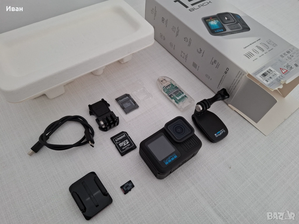 GoPro 13 Black - Нова + Подаръци, снимка 1