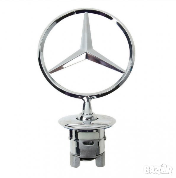 Емблема за Мерцедес мерник 44мм Mercedes C,E,S-klasa лого за капак, снимка 1