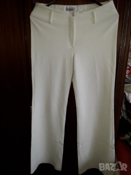 Дамски летен еластичен панталон светло резидав, снимка 1