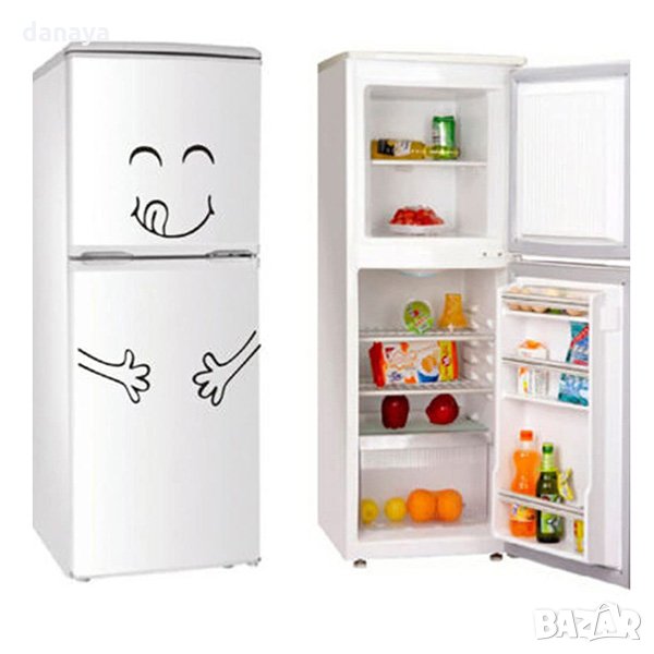 2266 Забавен стикер за хладилник Лакомник, снимка 1