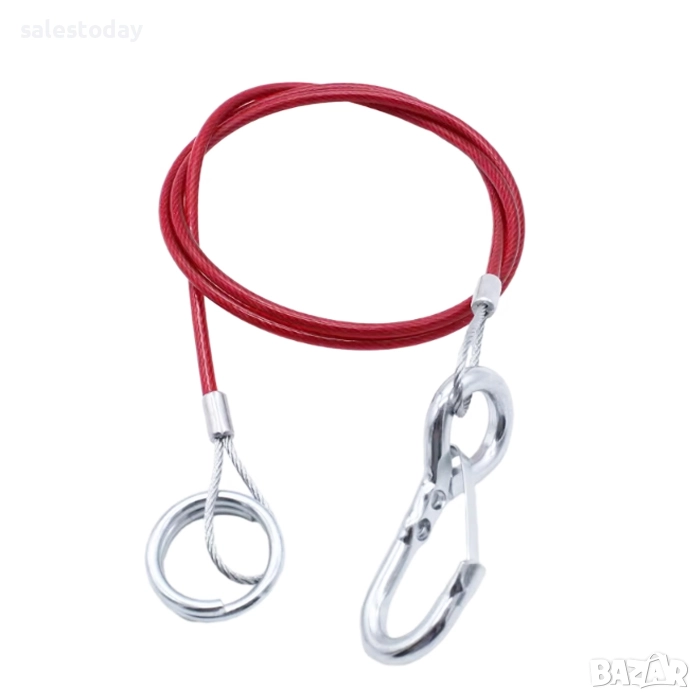 Аварийно въже за ремарке/каравна, 100см, снимка 1