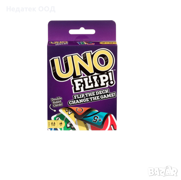 Настолна игра, Игра на карти, Uno Flip, снимка 1