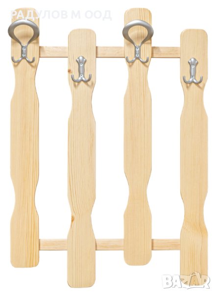 Чамова стенна закачалка 4-секторна, снимка 1