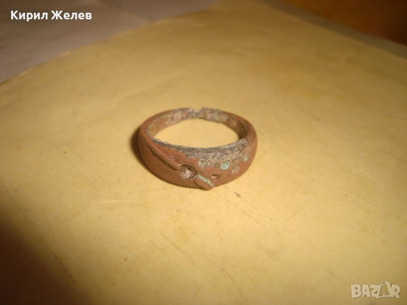 МНОГО СТАР ПАТИНИРАН МЕДЕН ПРЪСТЕН за КОЛЕКЦИЯ 20641, снимка 1