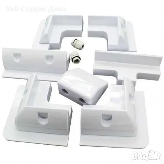 Монтажен комплект за соларен панел за кемпер/каравана 7 елемента, снимка 1