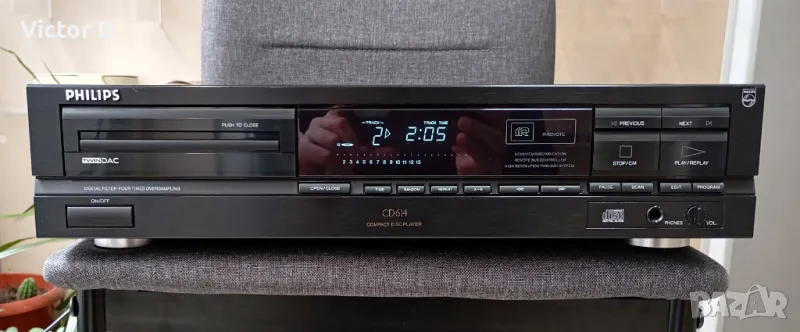 PHILIPS CD 614 - CD-Player , снимка 1
