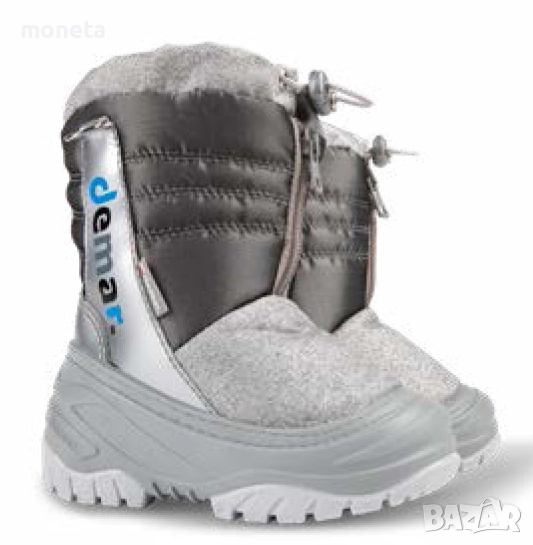 69лв „DEMAR“: Нови Бебе и Детски ботуши / апрески Естествена вълна. TEDDY СИВ, снимка 1
