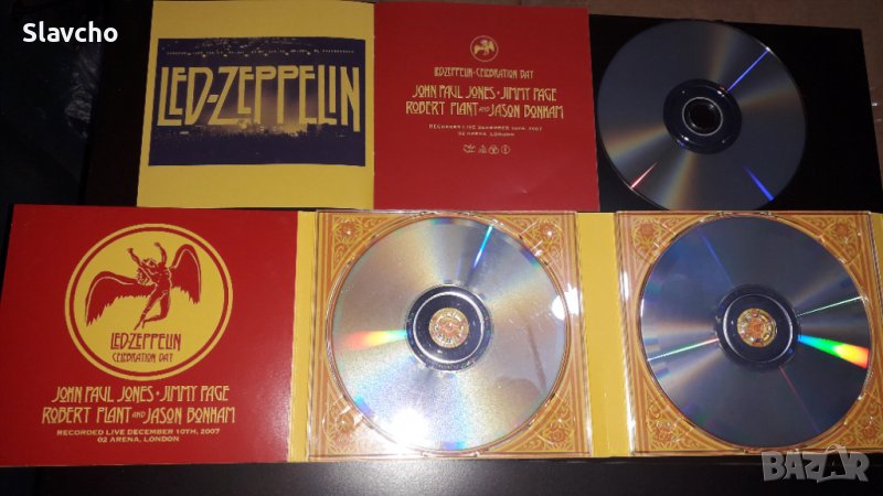 Компакт диск - двойно CD и DVD на - Led Zeppelin - Celebration Day (2 CD + DVD) 2007, снимка 1