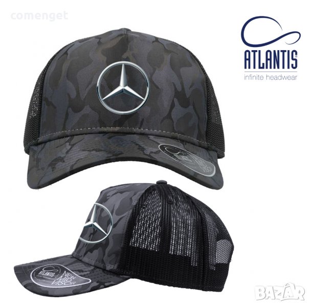 Шапки MERCEDES AMG / МЕРЦЕДЕС с Traker / Mesh дизайн - 3 цвята., снимка 1
