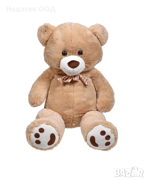 Плюшено мече с панделка, Кафяво, 100 см, снимка 1
