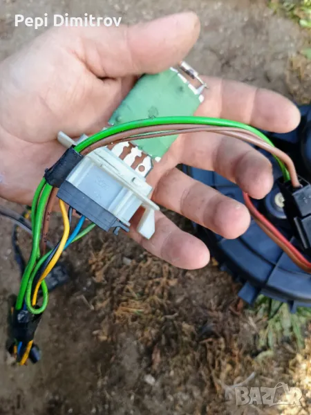 Моторче парно+ реостат Opel Corsa C Hatchback (09.2000 - 12.2009), Корса Ц, снимка 1