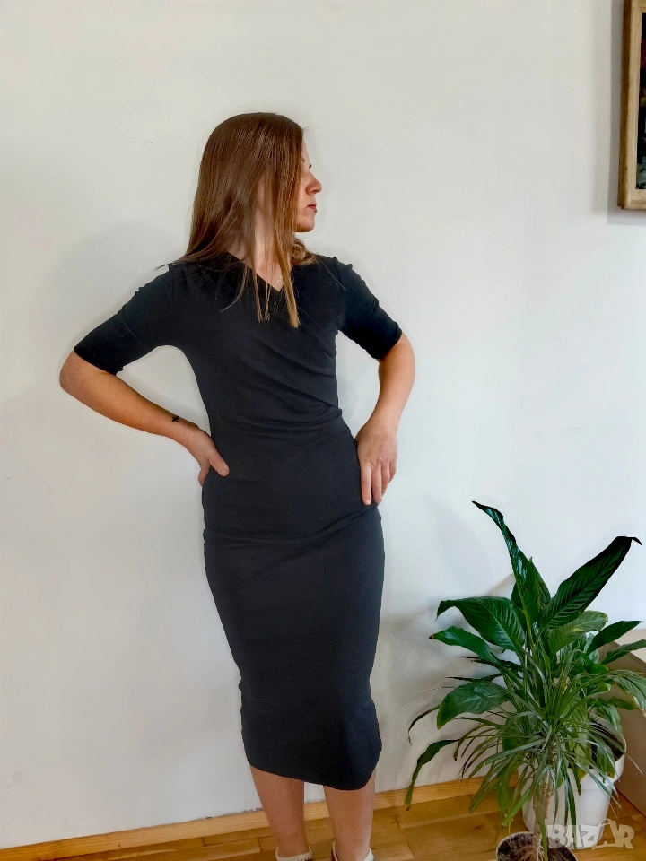 Рокля черна Zara, снимка 1