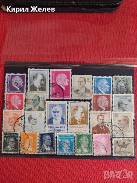 Пощенски марки Известни личности ПРЕЗИДЕНТИ ПОЩА ТУРЦИЯ МНОГО РЕДКИ ЗА КОЛЕКЦИЯ - 21064, снимка 1
