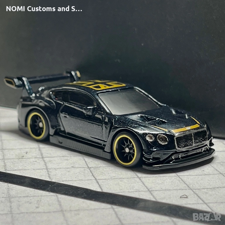 Custom Hot Wheels Bentley Continental GT3, снимка 1