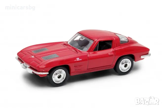 1:64 Метални колички: 1963 Chevrolet Corvette, снимка 1