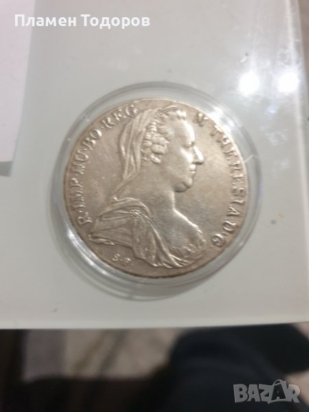 Монета Мария Тереза 1780 сребро, снимка 1