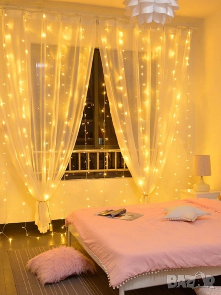 LED светеща завеса, снимка 1