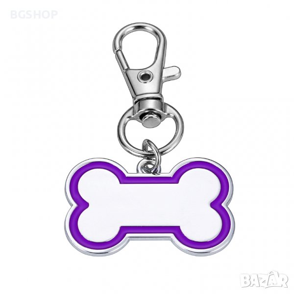 Плочка за гравиране на куче - Purple, снимка 1