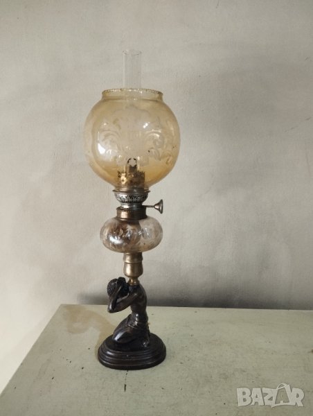 Стара газова (газена) лампа, снимка 1