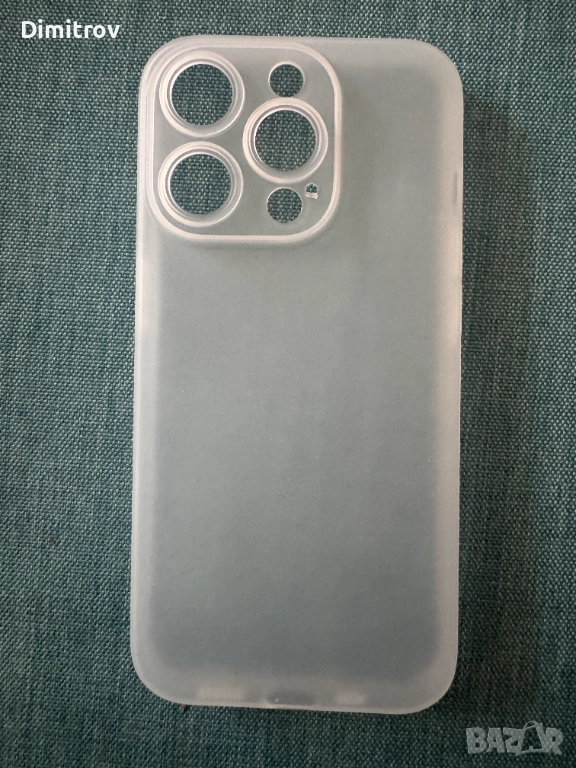 НОВ! Тънък прозрачен кейс | iPhone 15 Pro, снимка 1