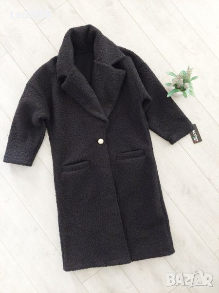 Разпродажба  ново черно палто, снимка 1