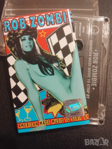 Rob Zombie ‎– American Made Music To Strip By - оригинална аудио касета музика, снимка 1