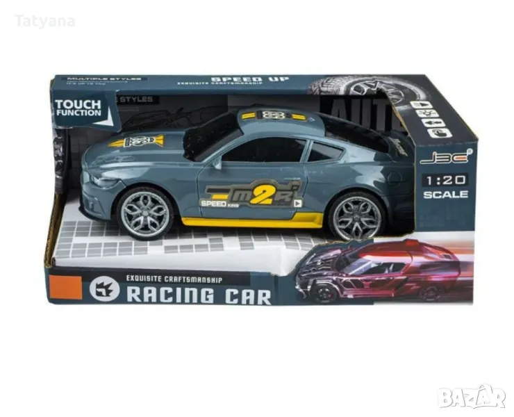 Състезателна кола със светлина и звук, снимка 1