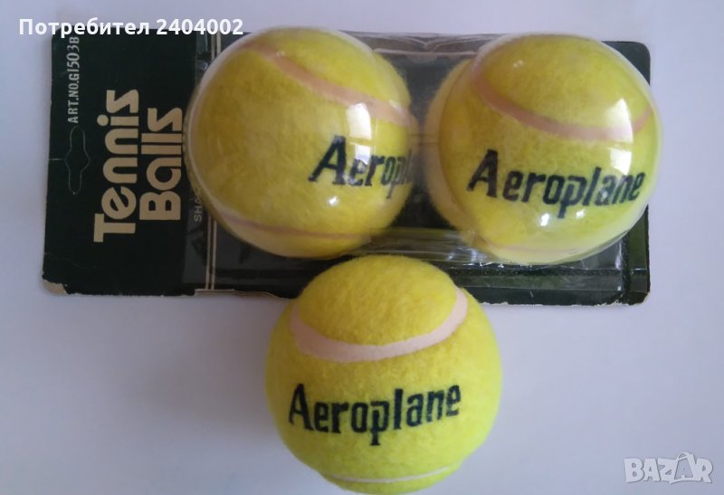 Топки за тенис на корт Аeroplane - нови китайски, снимка 1