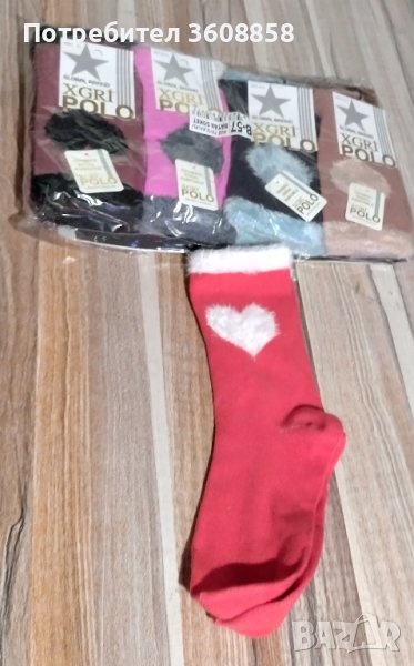 Коледни дамски чорапи , снимка 1