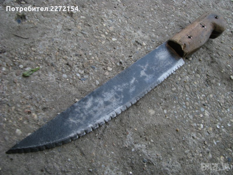Рядък кован ловен нож, снимка 1