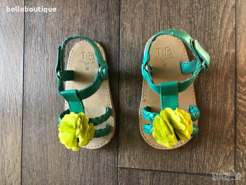 Страхотни летни бебешки сандали Майорал Mayoral 18 номер, снимка 1