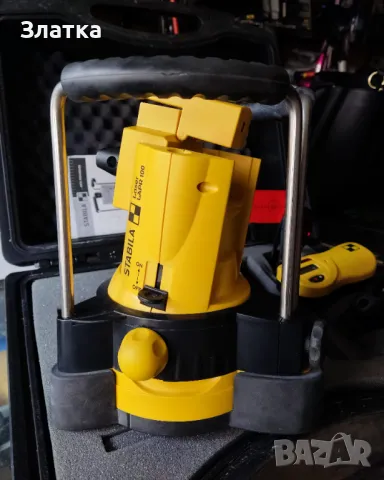 Нивелир Стабила Лазерен ротационен нивелир Stabila LAPR 100 с тринога Професионален,на половин цена!, снимка 10 - Други машини и части - 45178062