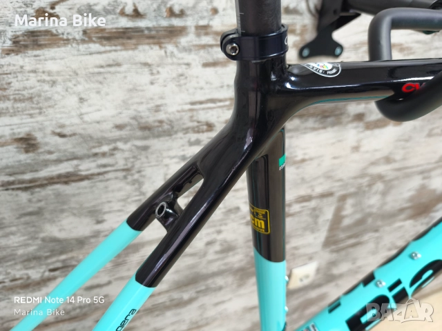 НОВ карбонов шосеен фреймсет Bianchi Specialissima CV | 55 , снимка 5 - Велосипеди - 42093997